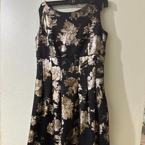 Enfocus Studio black and gold dres